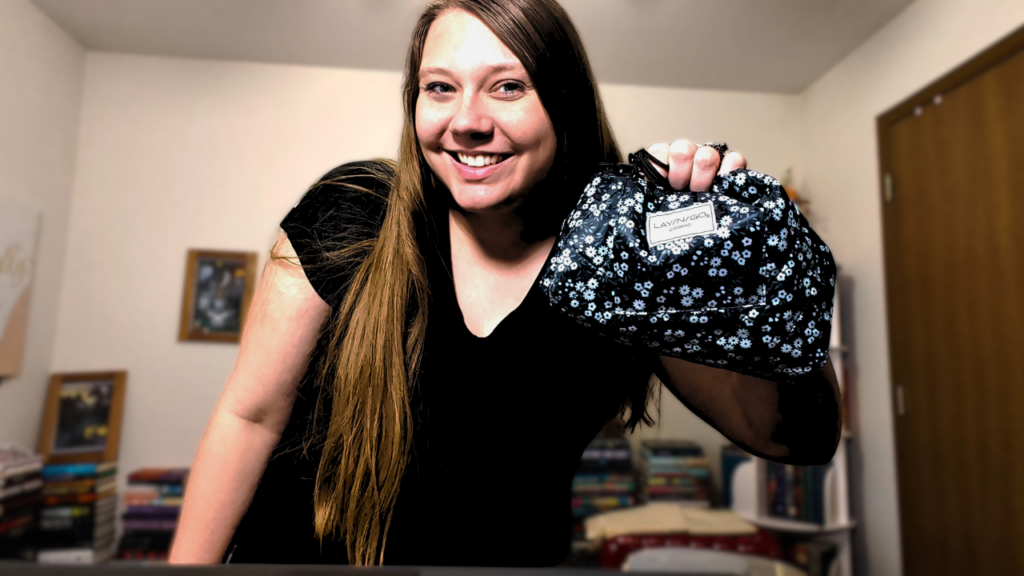 the lay-n-go make up bag